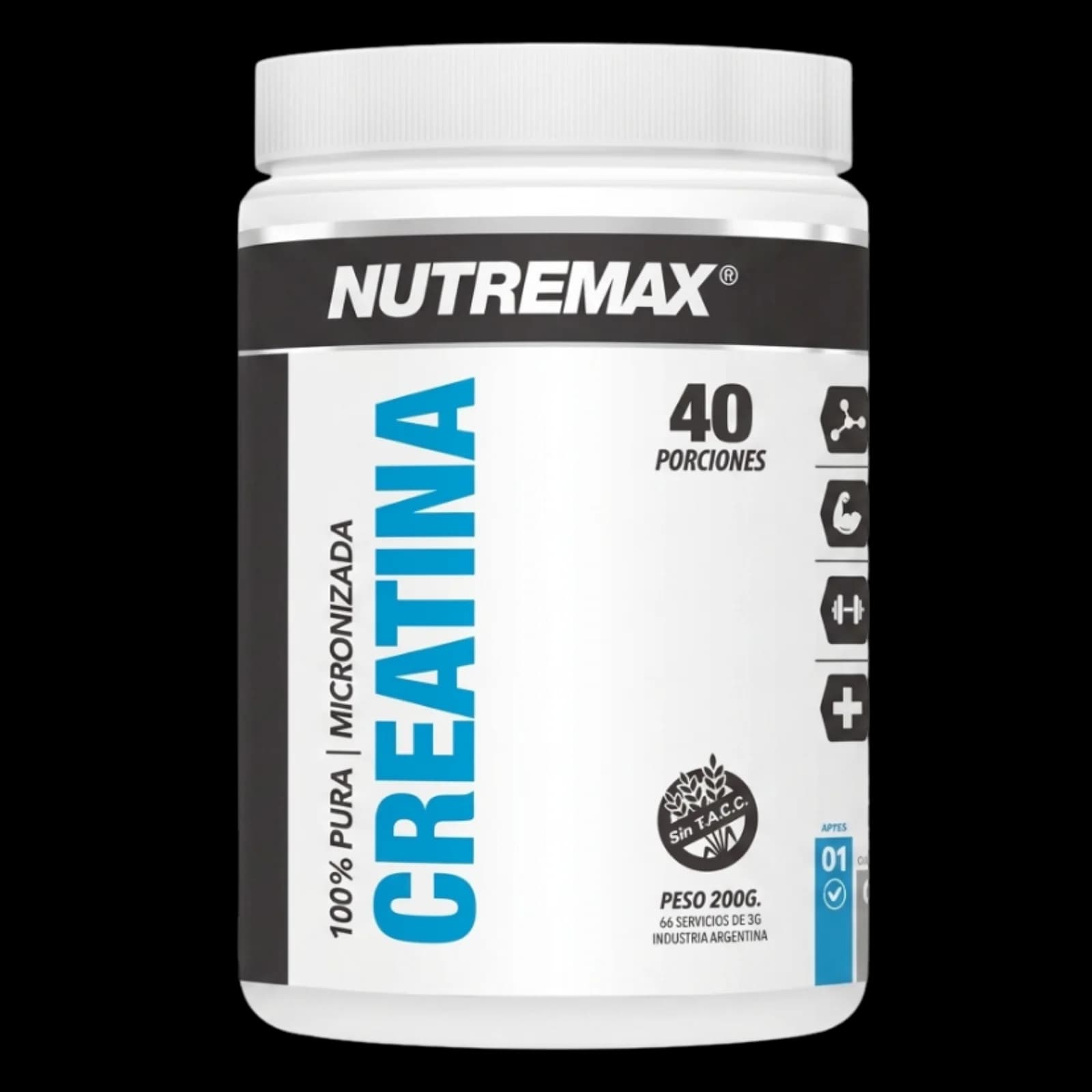 Nutremax Creatina Monohidrato Micronizada 200g