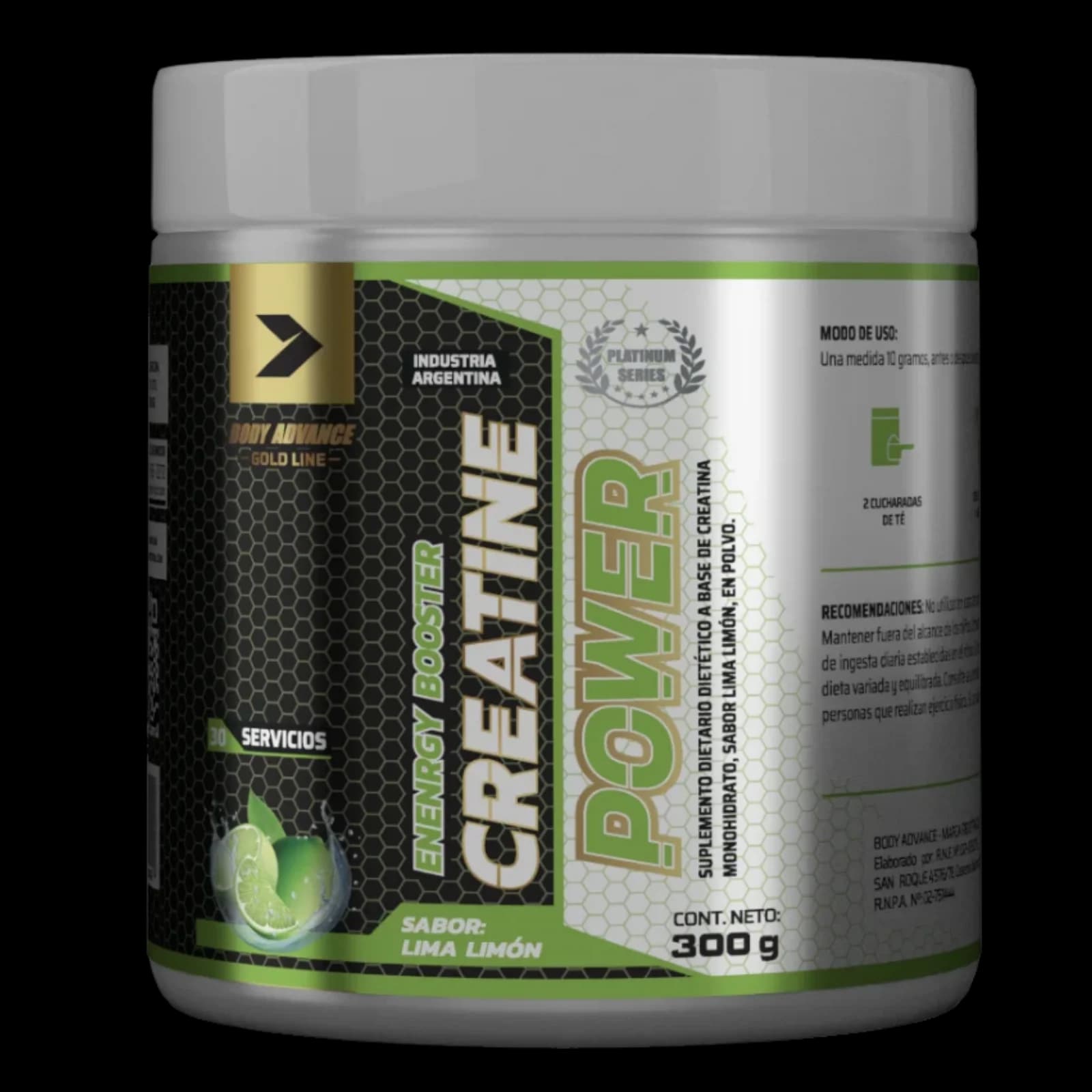 Body Advance Creatina Power Lima Limón 300g