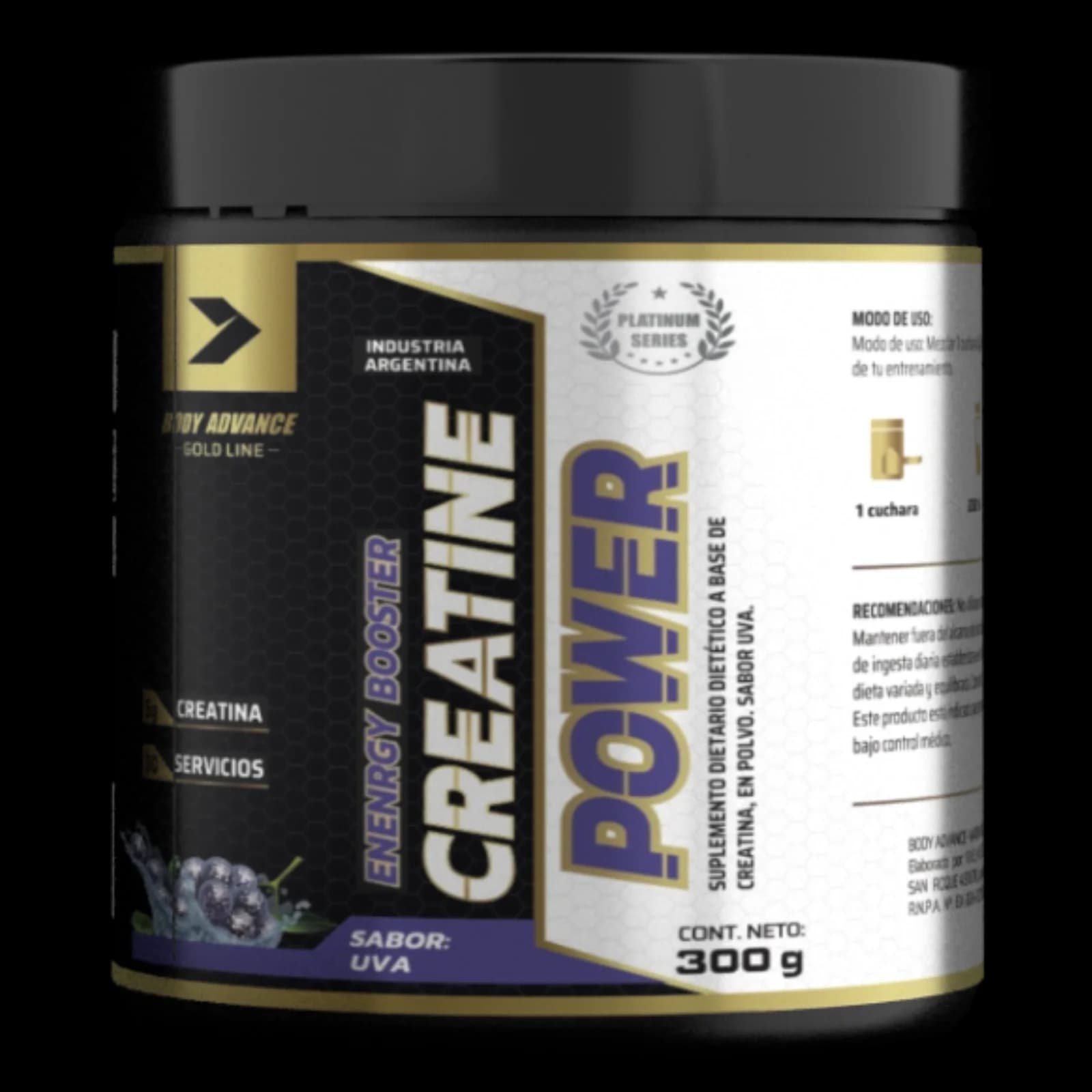 Body Advance Creatina Power Uva 300g