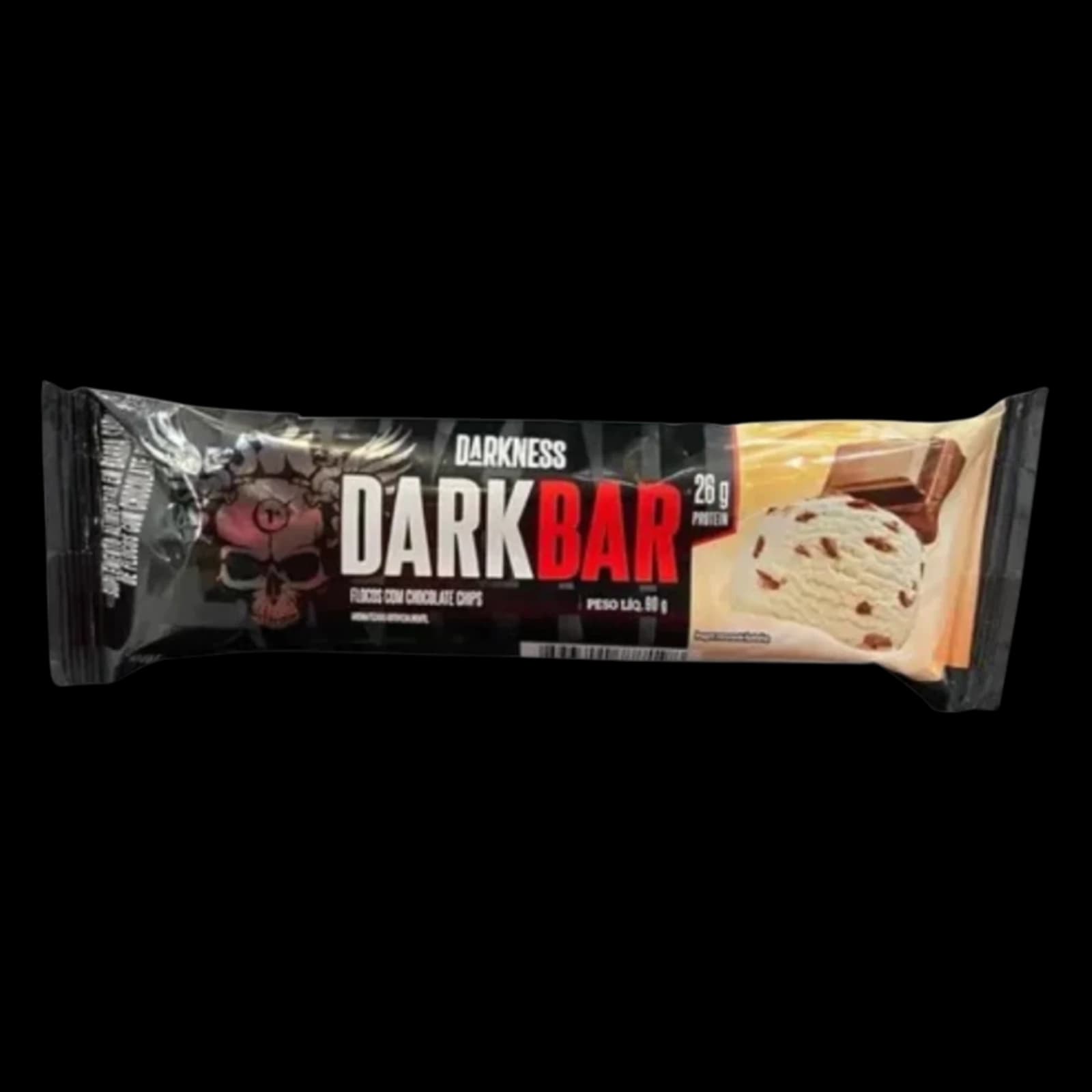 Integral Medica Protein Darkness Bar Copos con chips de chocolate - 1 unidad