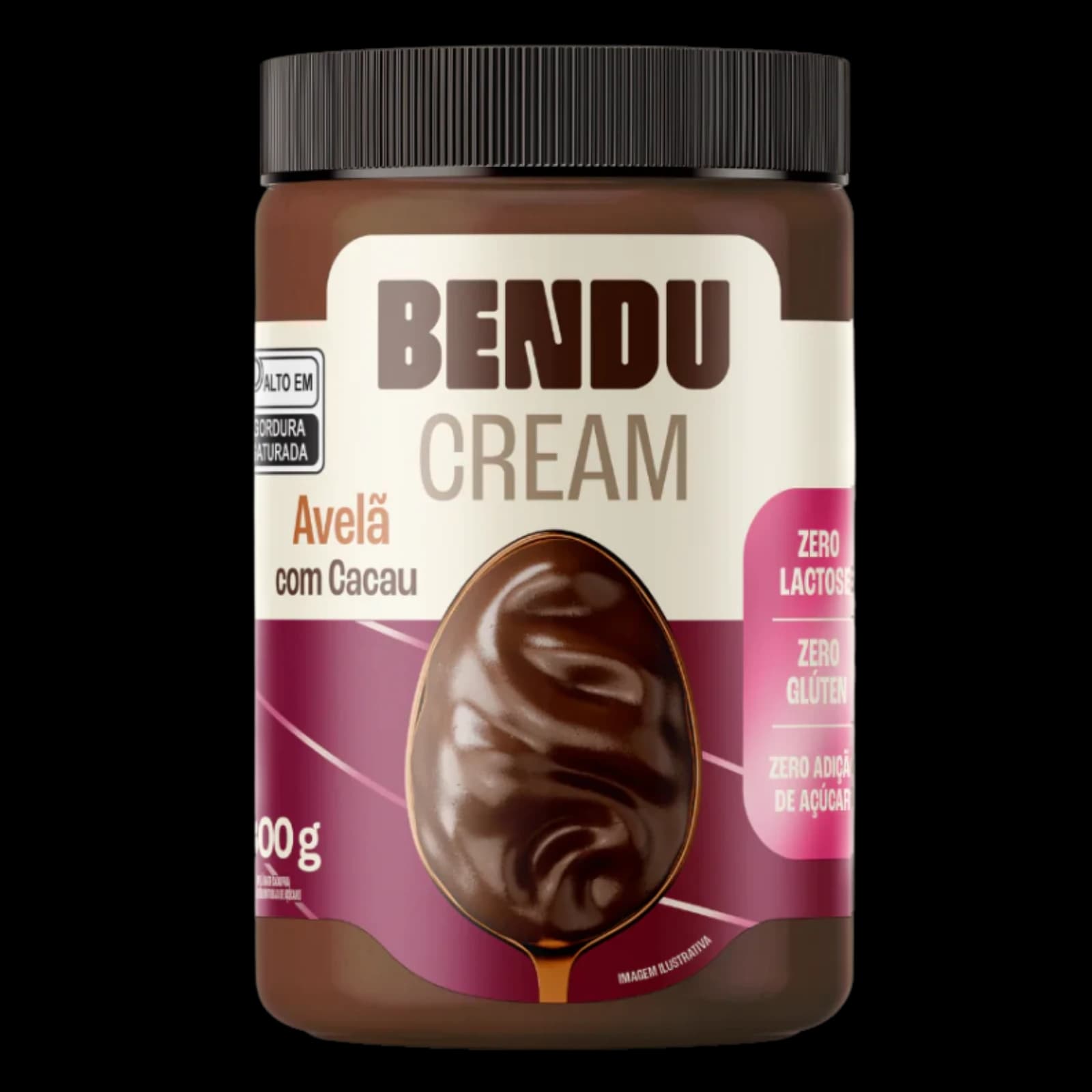Bendu Crema Avellanas Chocolate Negro 300g