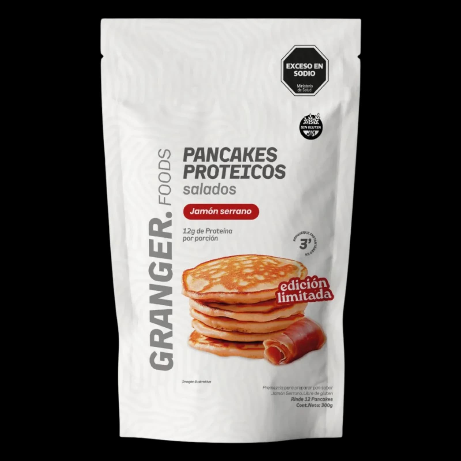 Granger Pancakes Proteicos Jamón Serrano 300g