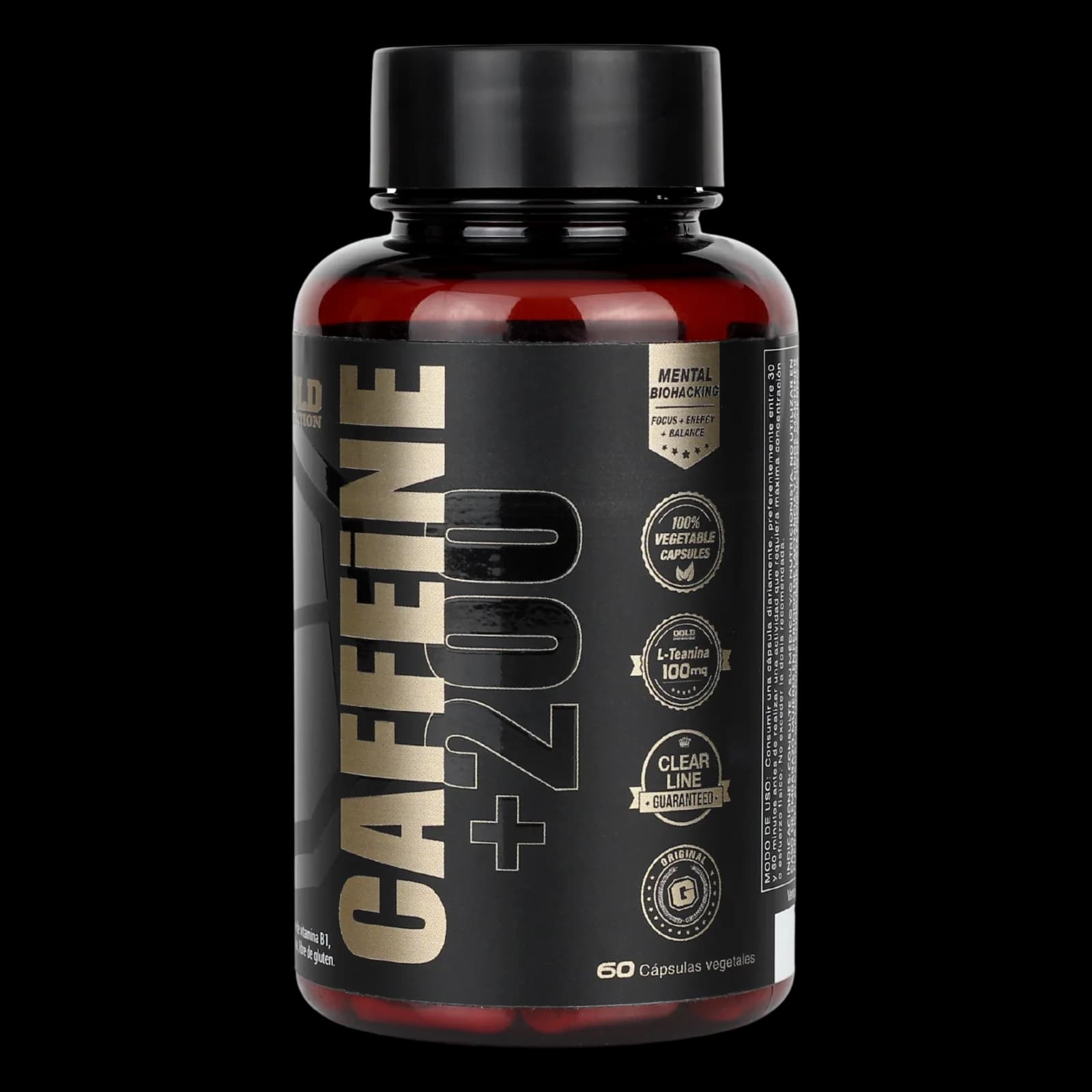 Gold Nutrition Cafeína +200 60 cápsulas