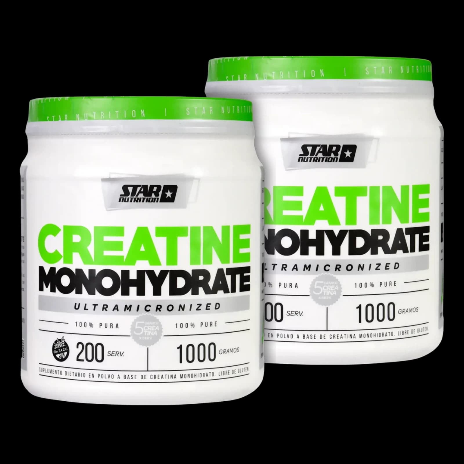 Combo Star Nutrition Creatina Monohidrato 1kg x2