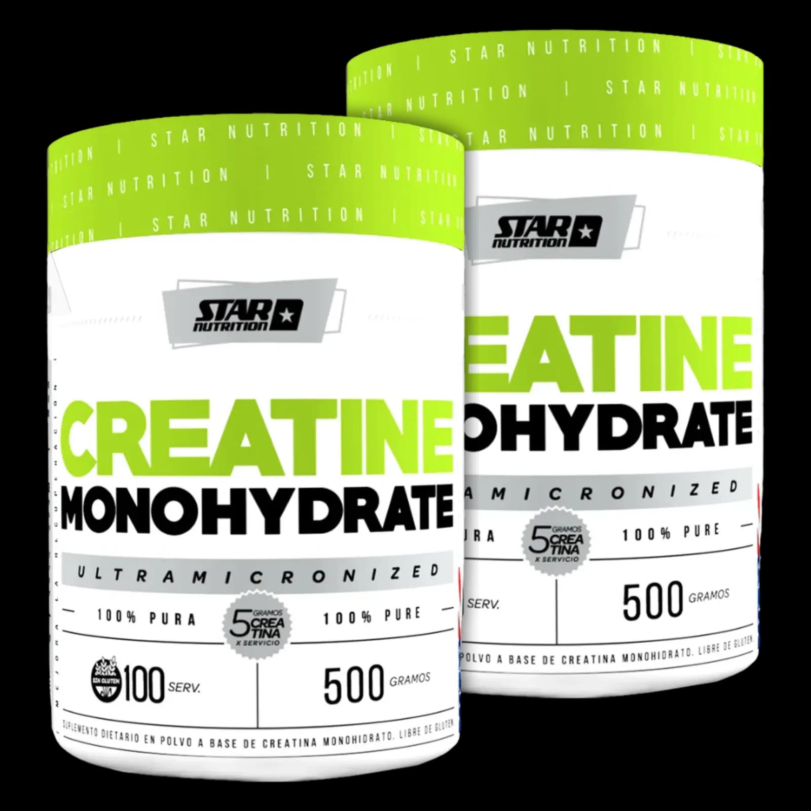 Combo Star Nutrition Creatina Monohidrato 500g x2