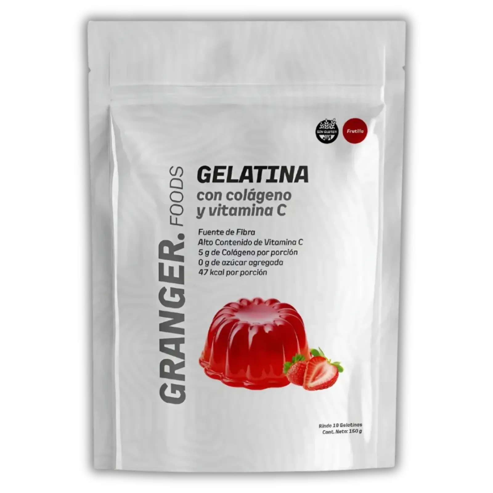 Granger Gelatina con Colágeno Frutilla 150g — imagen 1