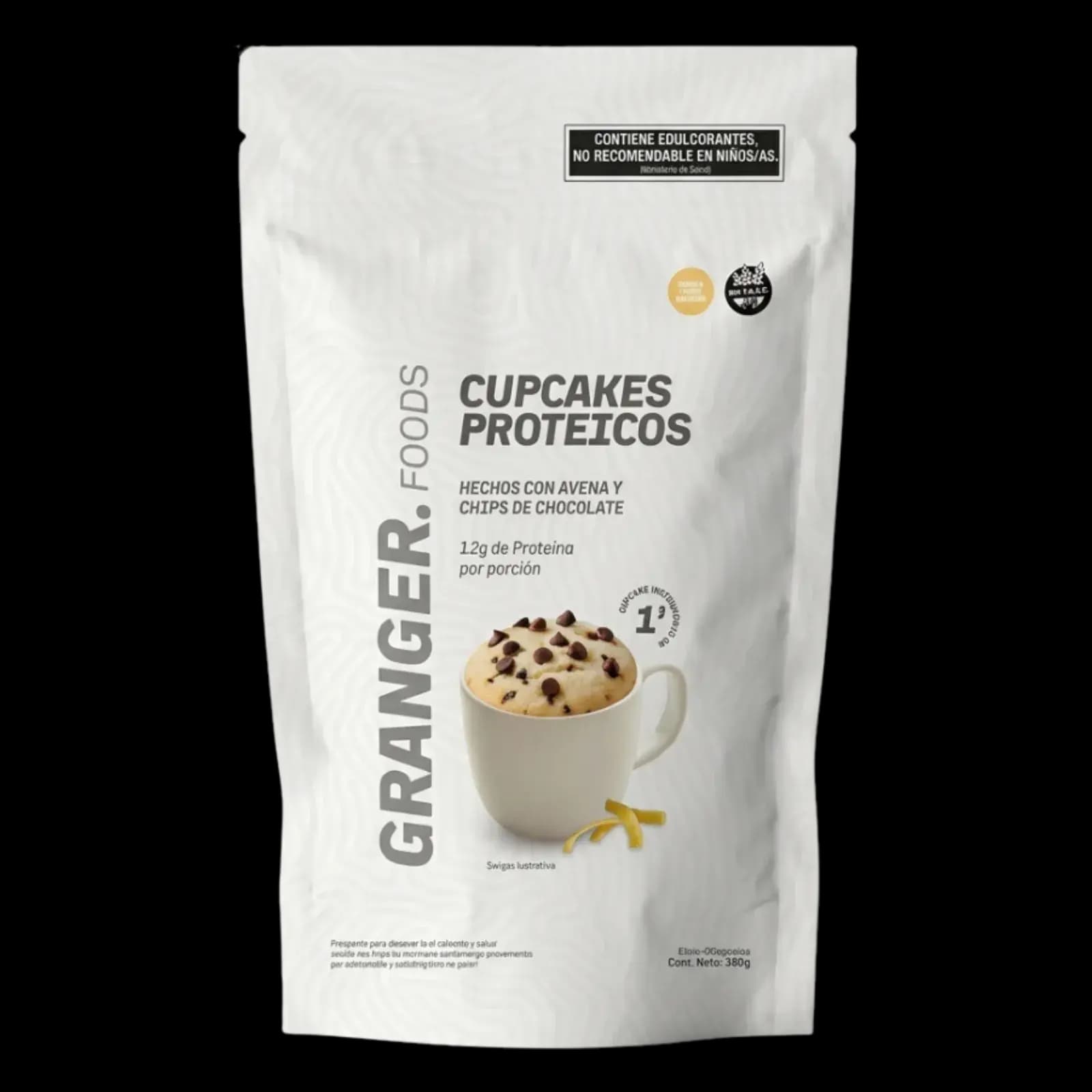 Granger Cupcakes Proteicos Vainilla Lemon con chips 360g — imagen 1