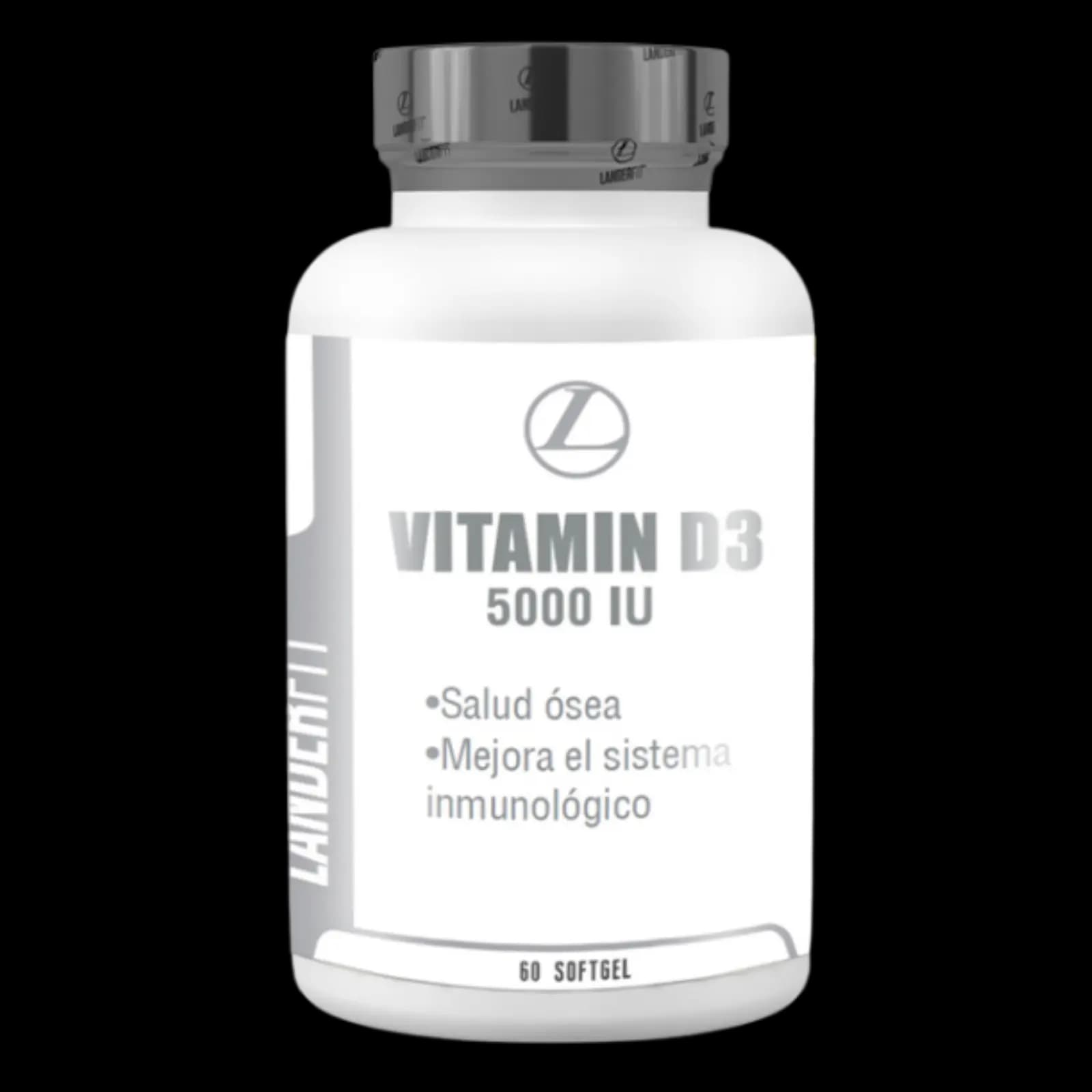 Landerfit Vitamina D3 5000UI – 60 softgel — imagen 1