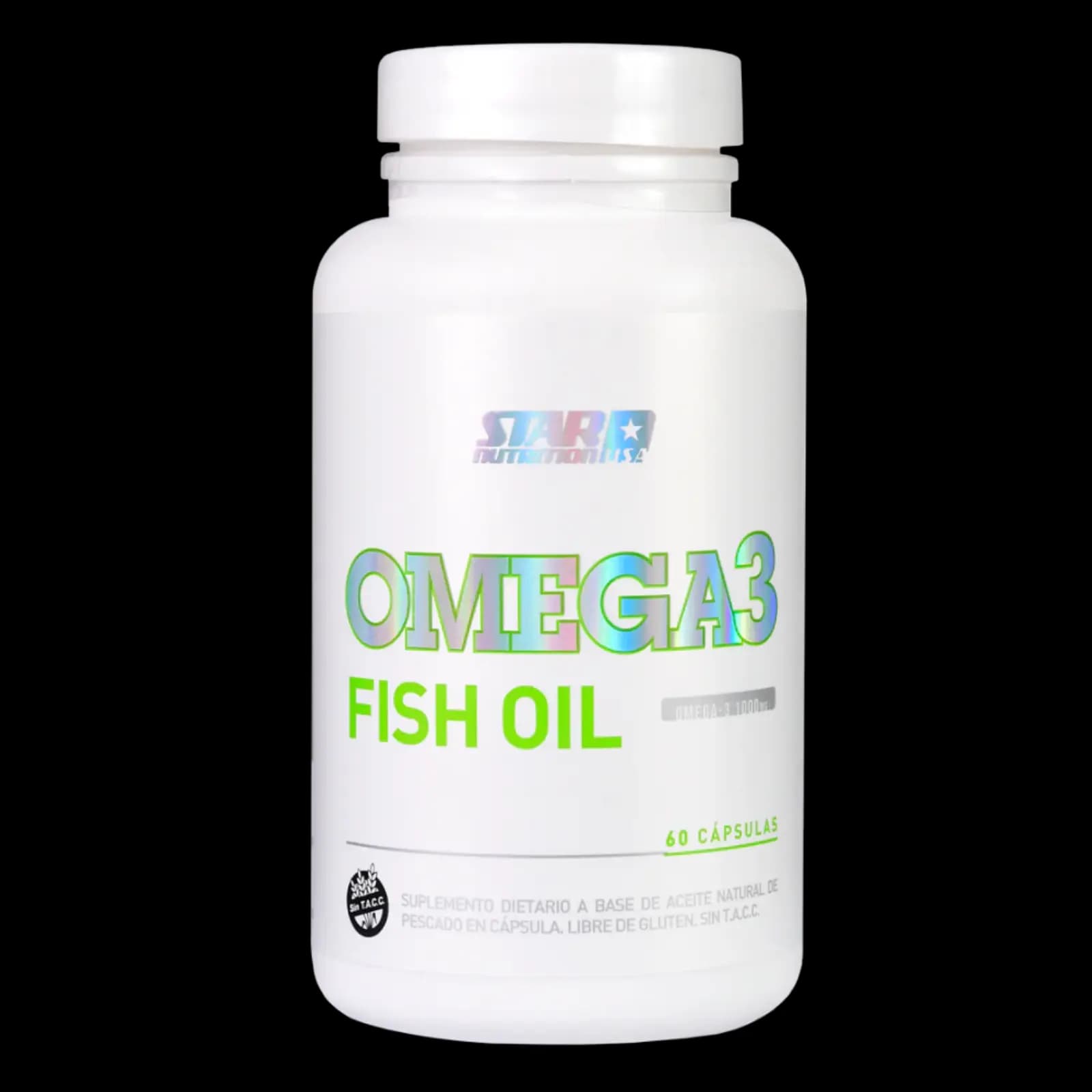 Star Nutrition Omega 3 Pescado Aceite – 60 cápsulas — imagen 1