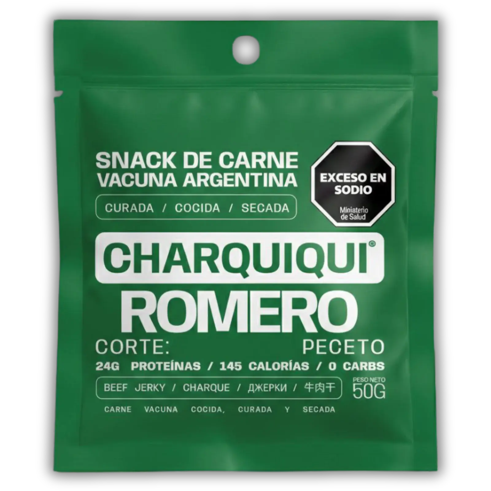 Charquiqui Carne Secada Romero 50g — imagen 1