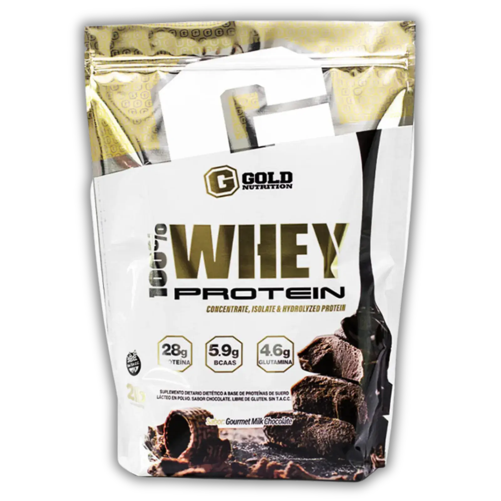 Gold Nutrition Whey Protein 2lbs — imagen 1