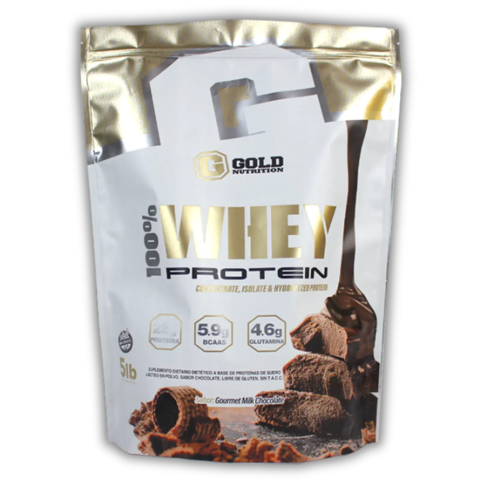 Gold Nutrition Whey Protein 5lbs — imagen 1