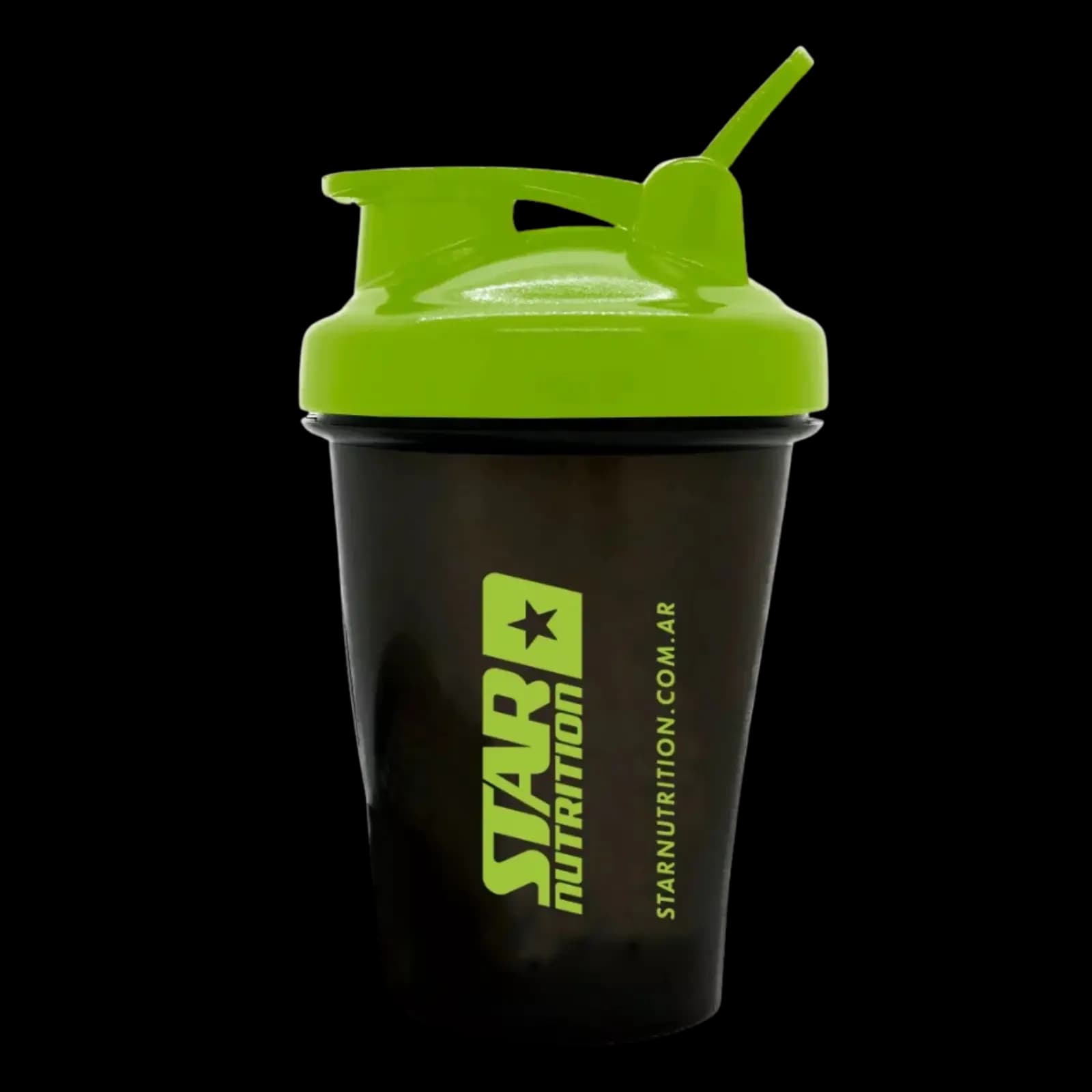 Star Nutrition Shaker Verde Vaso batidor con antigrumos 400 cc — imagen 1