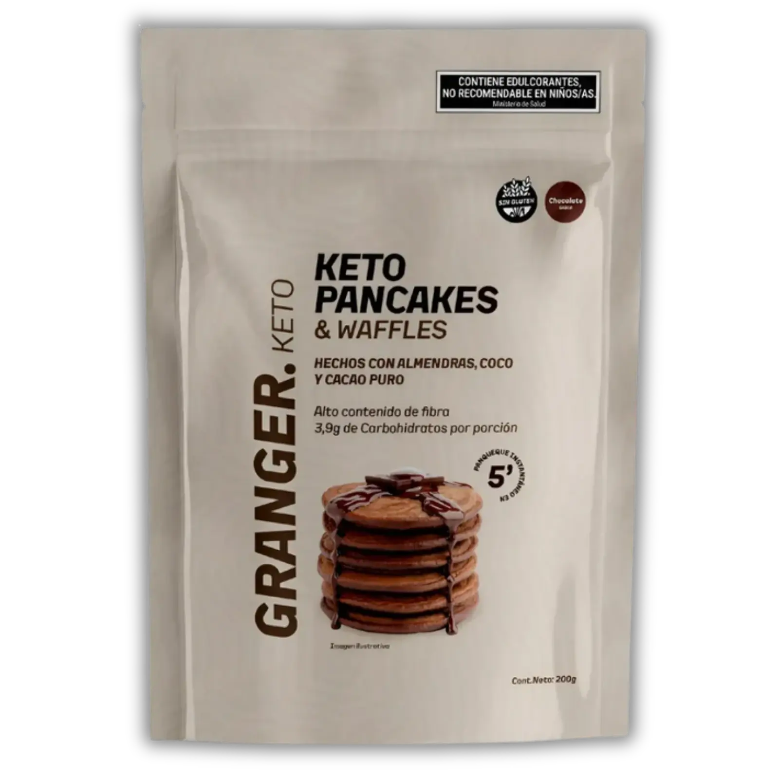 Granger Pancakes Keto Chocolate 200g — imagen 1