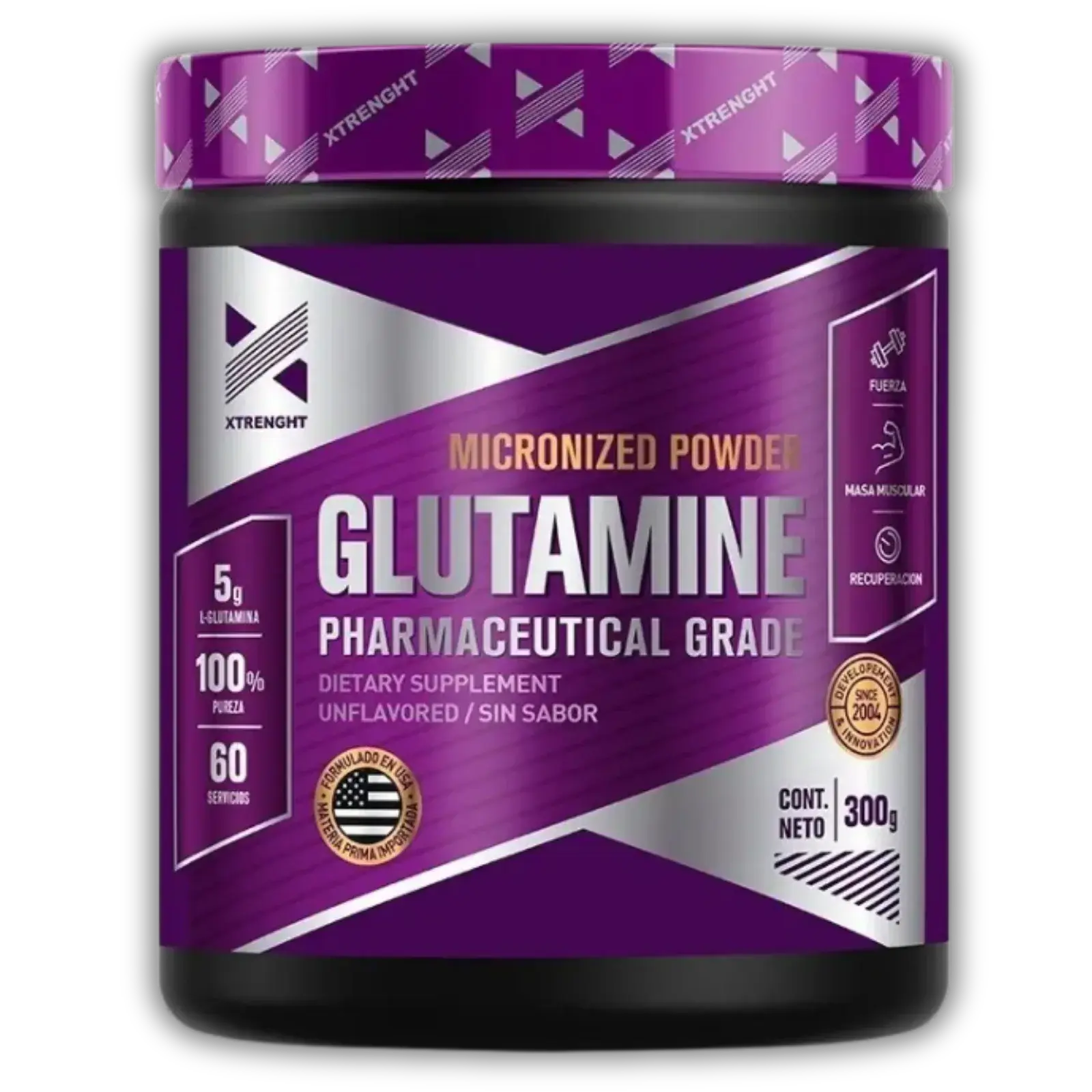 Xtrenght Glutamina Micronizada 300g — imagen 1